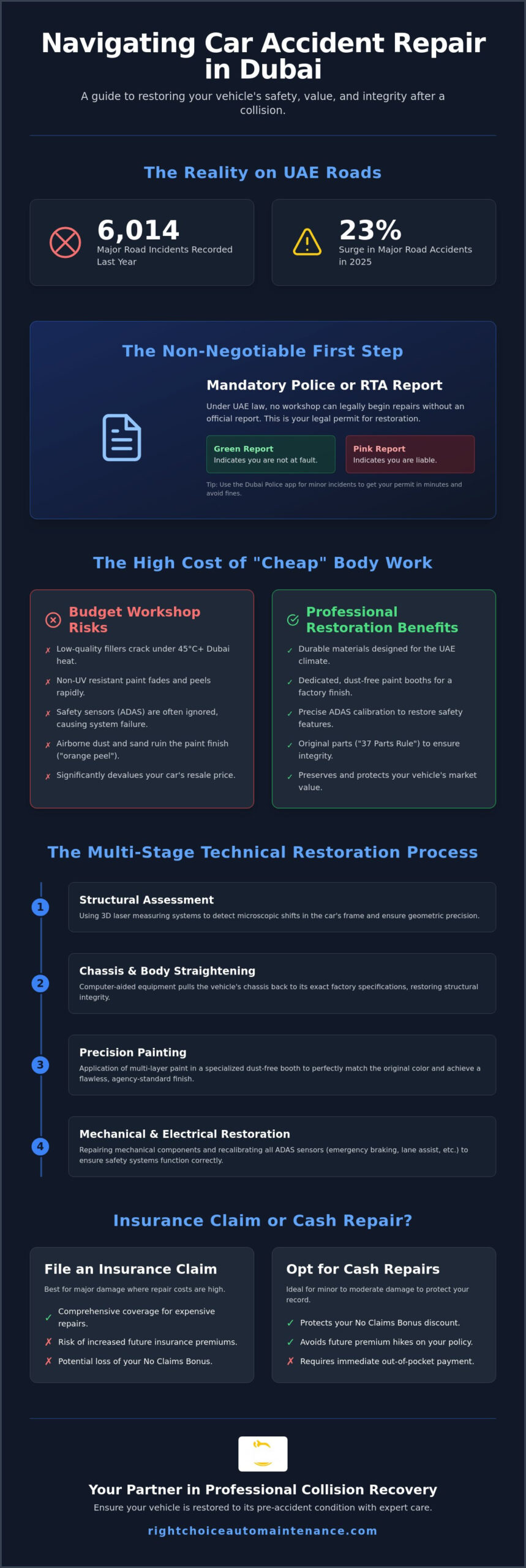 Expert Car Accident Repair in Dubai: Restoring Safety and Resale Value in 2026